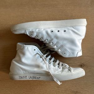 YSL leather sneakers